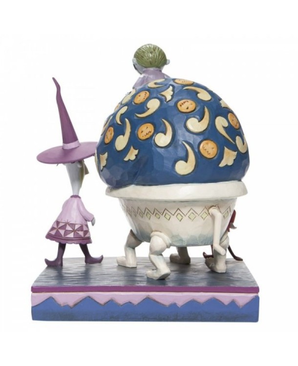 Figura de Jim Shore Lock Shock & Barrel Santa - Pesadilla antes de Navidad