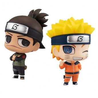 Chimi Mega Buddy Series! Naruto Iruka Umino & Naruto Uzumaki Set Figure
