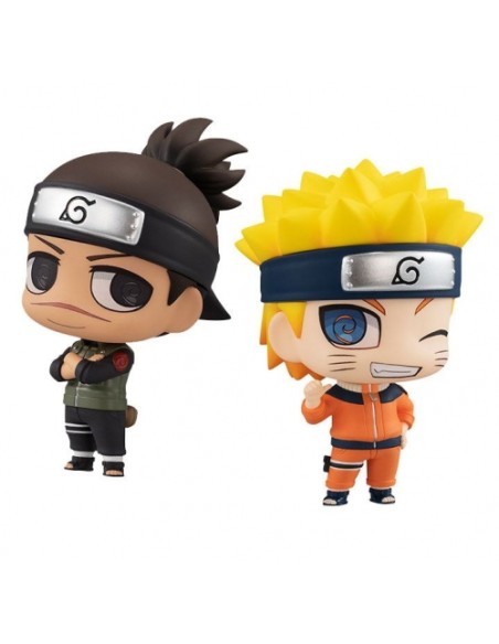 Chimi Mega Buddy Series! Naruto Iruka Umino & Naruto Uzumaki Set Figure