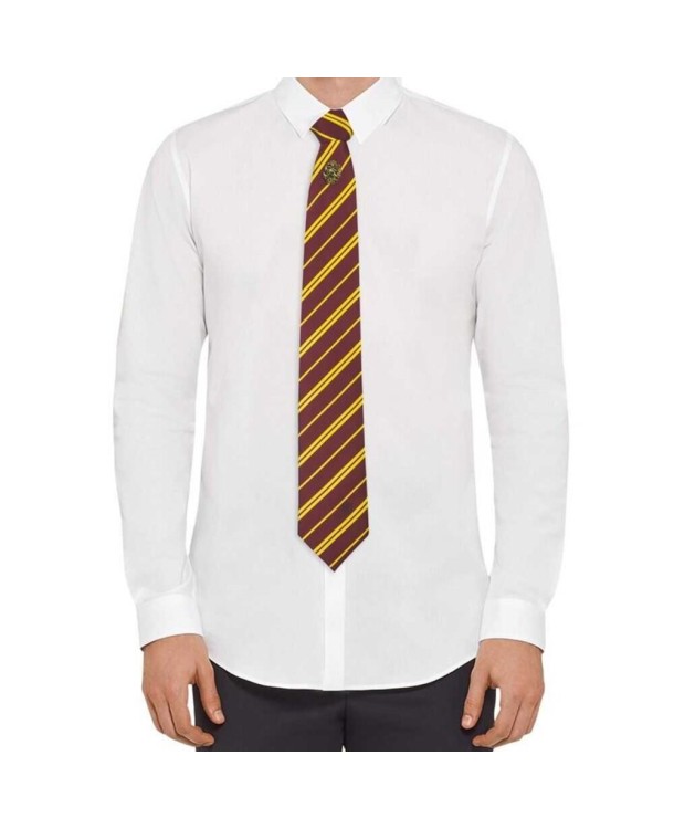 Corbata Deluxe Gryffindor Con Broche - Harry Potter