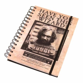 Libreta A5 Wanted Sirius Black - Harry Potter