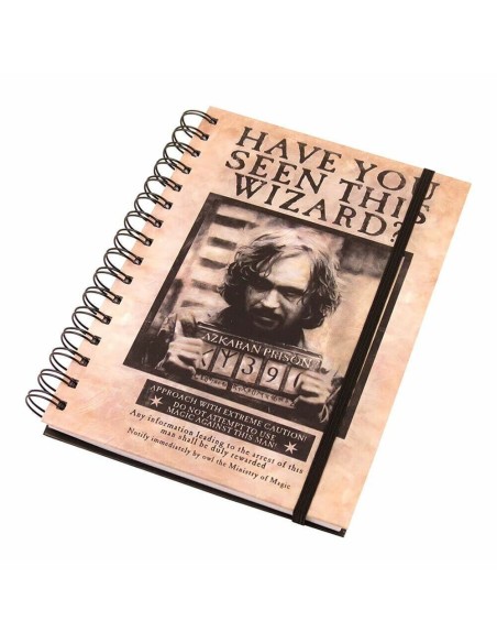 Libreta A5 Wanted Sirius Black - Harry Potter
