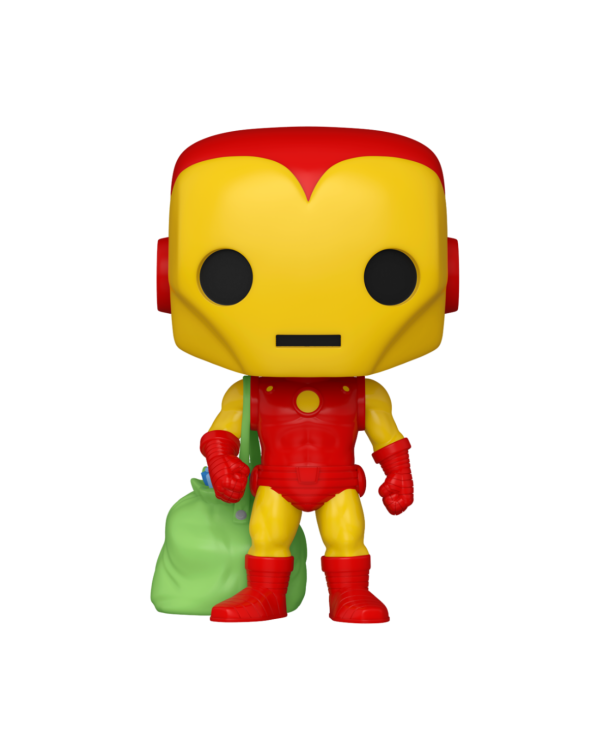 Figura Funko POP! Marvel Holiday - Iron Man With a Santa Bag