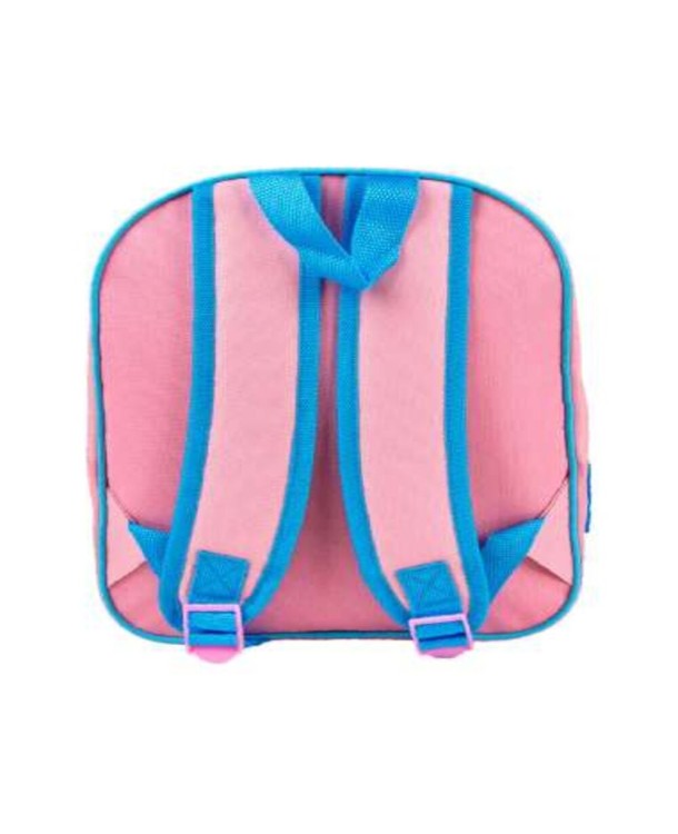 Mochila Infantil Stitch 3D Rosa