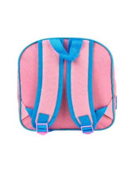 Mochila Infantil Stitch 3D Rosa