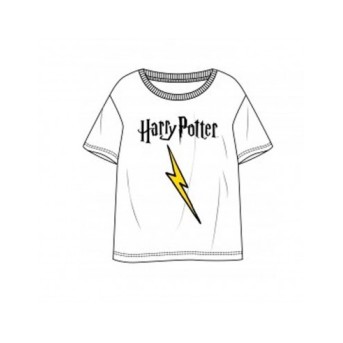 Camiseta Harry Potter Rayo Blanca