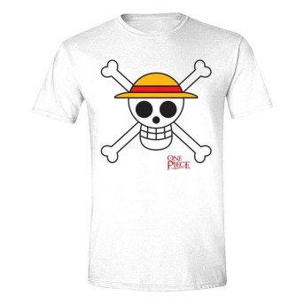 Camiseta Basica Blanca Bandera - One Piece