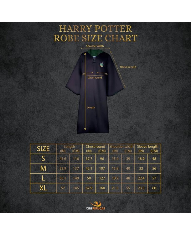 Túnica Oficial Alumno De Hogwarts De Gryffindor