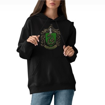 Sudadera Escudo Slytherin Negro - Harry Potter Exclusiva REINO de juguetes