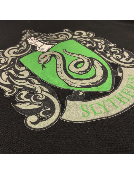 Sudadera Escudo Slytherin Negro - Harry Potter Exclusiva REINO de juguetes