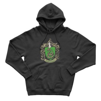 Sudadera Escudo Slytherin Negro - Harry Potter