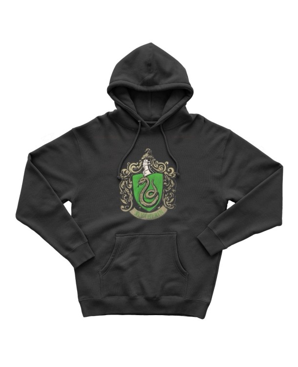 Sudadera Escudo Slytherin Negro - Harry Potter Exclusiva Espectarium