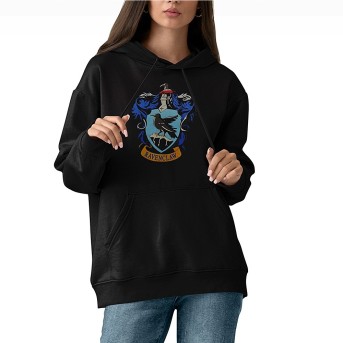 Sudadera Escudo Ravenclaw Negro - Harry Potter