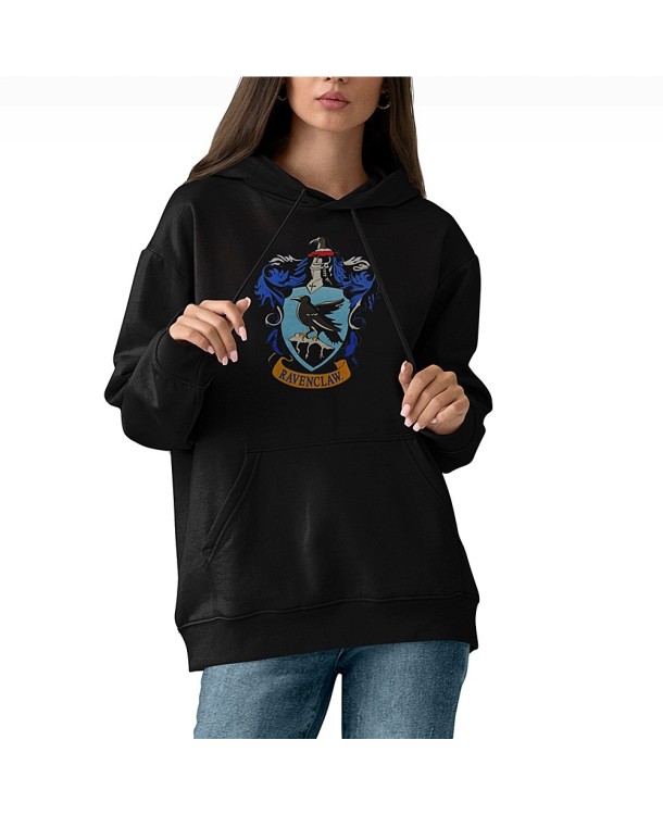 Sudadera Escudo Ravenclaw Negro - Harry Potter