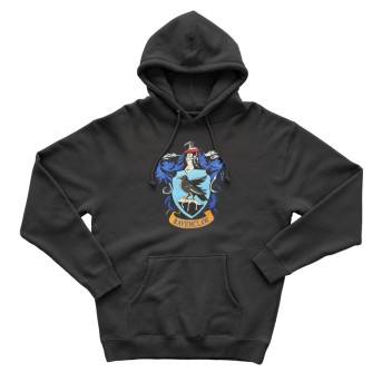 Sudadera Escudo Ravenclaw Negro - Harry Potter Exclusiva Espectarium