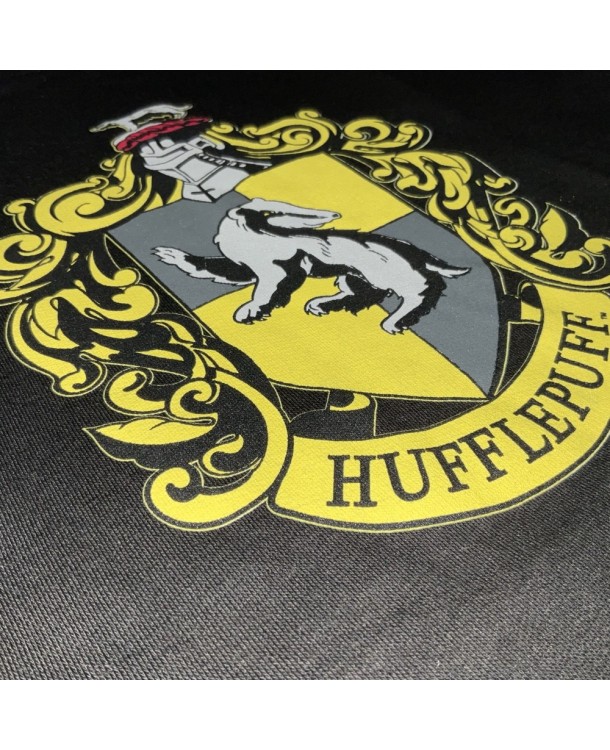 Sudadera Escudo Hufflepuff Negro - Harry Potter Exclusiva REINO de juguetes