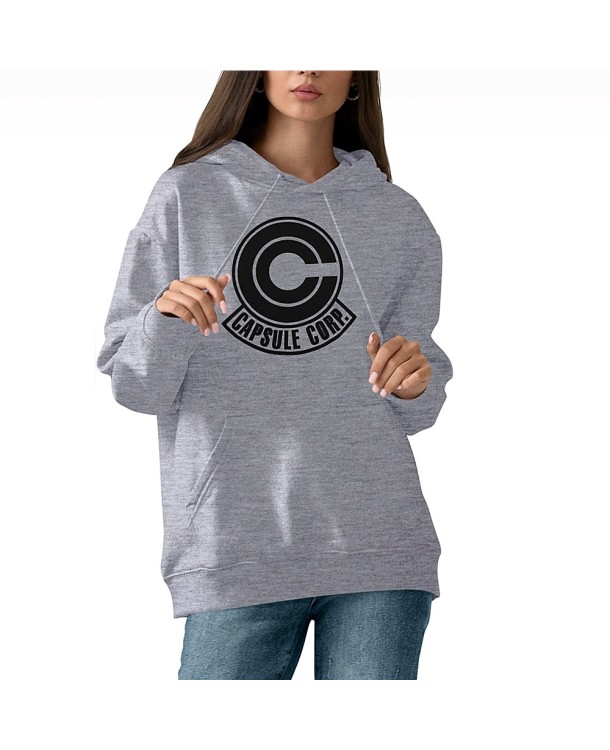 Sudadera Capsule Corp. Gris - Dragon Ball Exclusiva REINO de juguetes