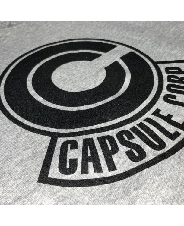 Sudadera Capsule Corp. Gris - Dragon Ball Exclusiva REINO de juguetes