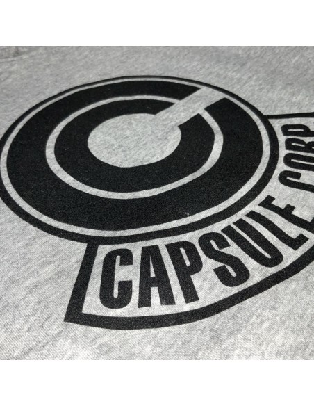 Sudadera Capsule Corp. Gris - Dragon Ball Exclusiva Espectarium