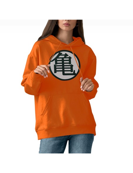 Sudadera Kanji Kame Naranja - Dragon Ball Exclusiva Espectarium