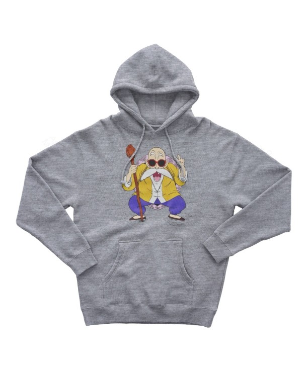 Sudadera Muten Roshi Gris - Dragon Ball Exclusiva Espectarium