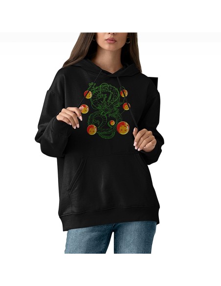 Felpa Shenron Nero - Dragon Ball Esclusiva REGNO dei giocattoli