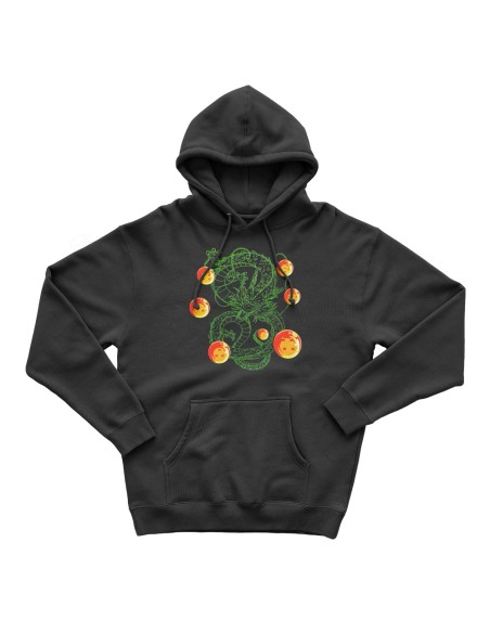 Sweat-shirt Shenron Noir - Dragon Ball Exclusive ROYAUME des jouets
