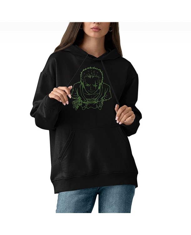 Sudadera Zoro Negro - One Piece Exclusiva REINO de juguetes