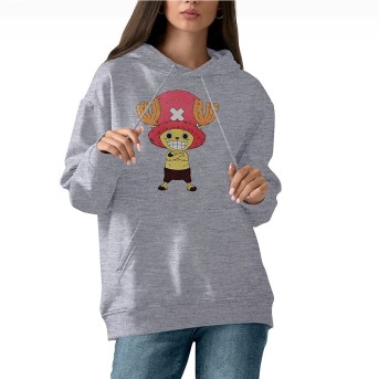Sudadera Chopper Gris - One Piece