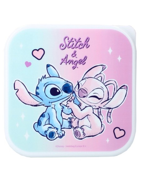 Snak Box ( 3 in 1 ) Let's Eat! - Stitch