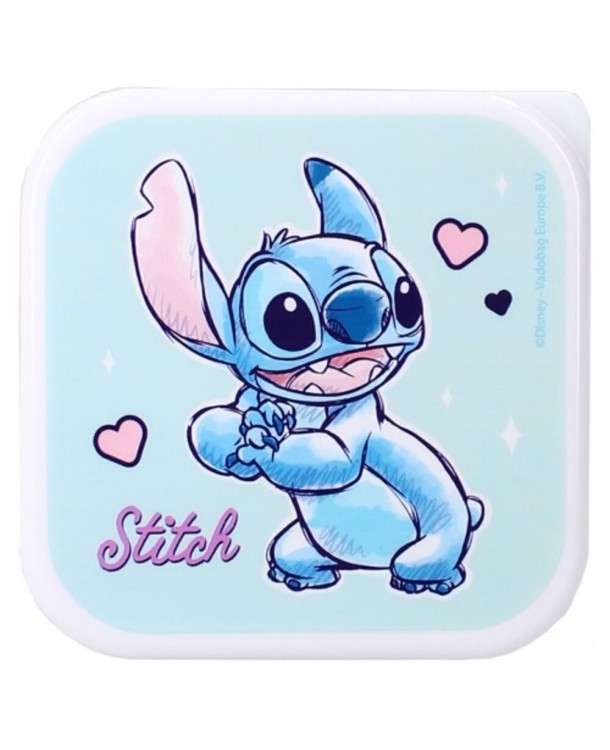 Snak Box ( 3 in 1 ) Let's Eat! - Stitch