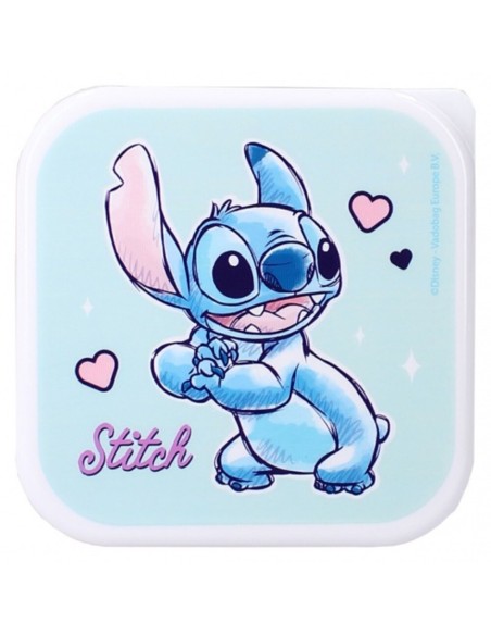 Snak Box ( 3 in 1 ) Let's Eat! - Stitch