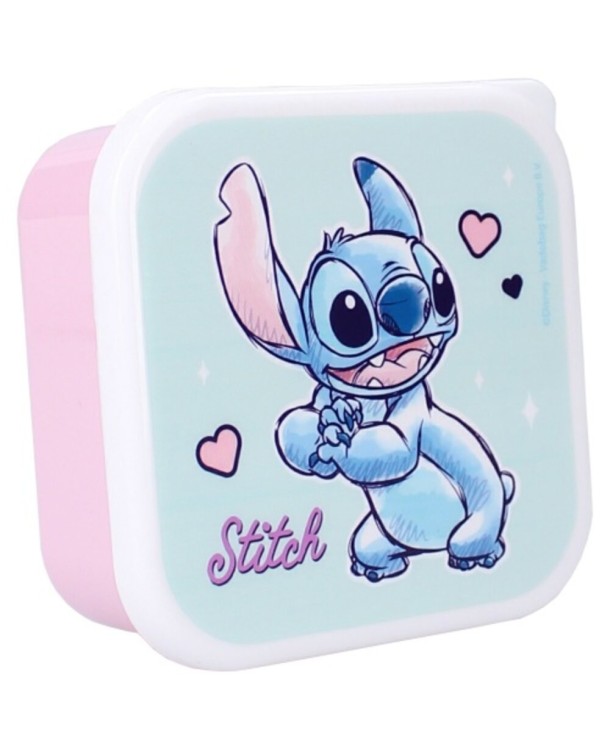 Snak Box ( 3 in 1 ) Let's Eat! - Stitch