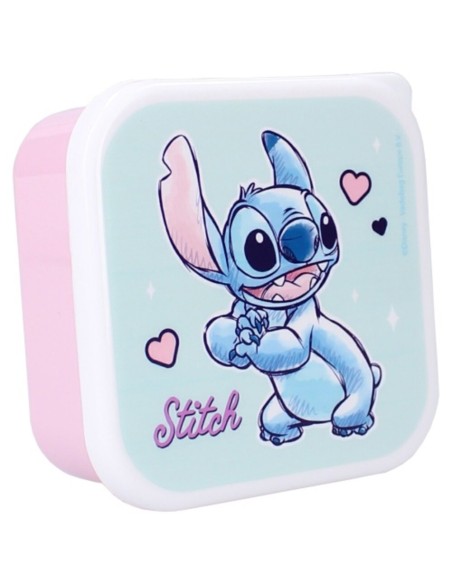 Snak Box ( 3 in 1 ) Let's Eat! - Stitch