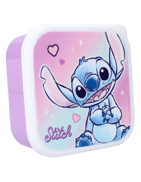 Snak Box ( 3 in 1 ) Let's Eat! - Stitch