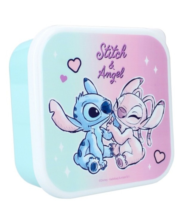 Snak Box ( 3 in 1 ) Let's Eat! - Stitch