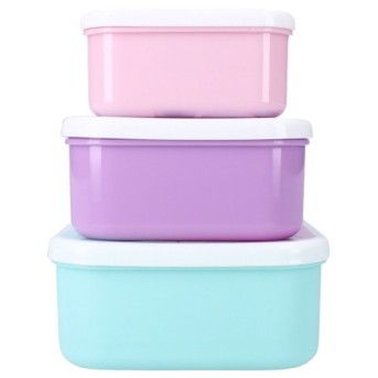 Snak Box ( 3 in 1 ) Let's Eat! - Stitch