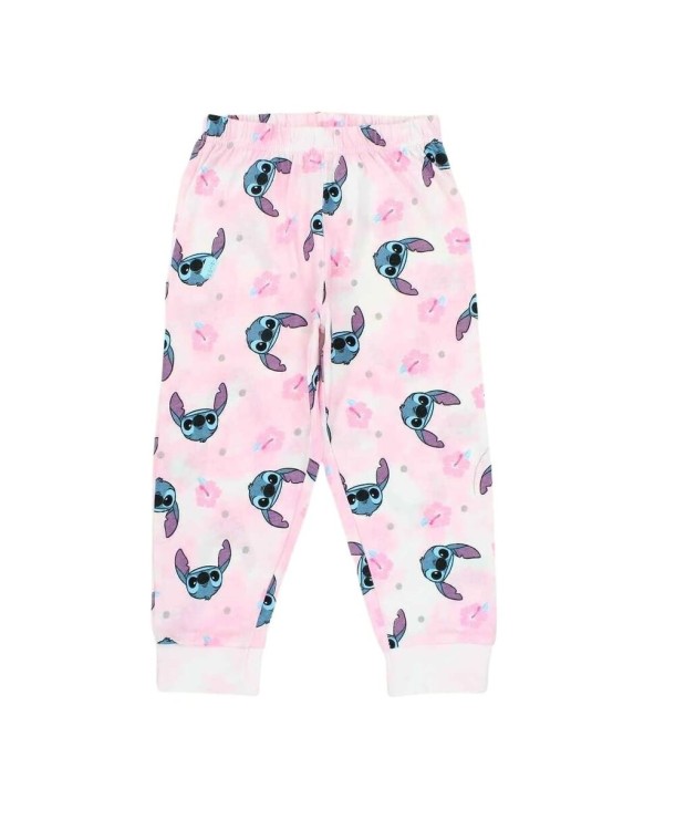 Pijama Niña en Polibag Rosa - Stitch