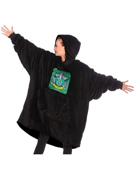 Poncho Oversize Slytherin - Harry Potter Exclusiva Espectarium
