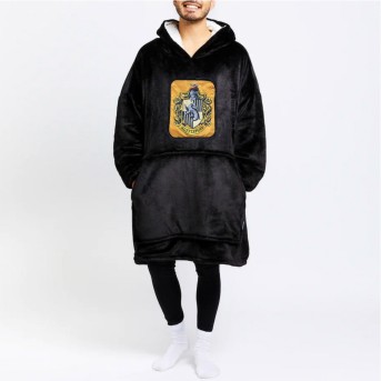 Poncho Oversize Hufflepuff Harry Potter Exclusiva Espectarium