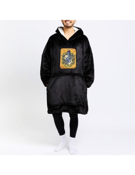 Poncho Oversize Hufflepuff Harry Potter Exclusiva Espectarium