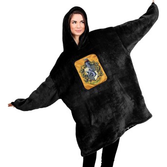 Poncho Oversize Hufflepuff Harry Potter Exclusiva Espectarium
