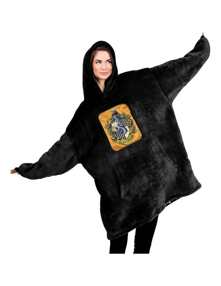 Poncho Oversize Hufflepuff Harry Potter Exclusiva Espectarium