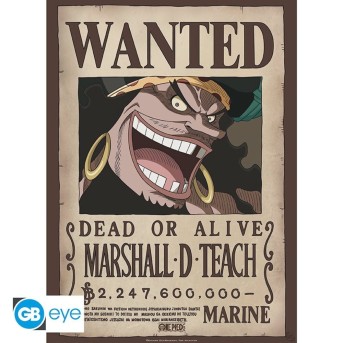 Poster Wanted Marshall·D·Teach - One Piece