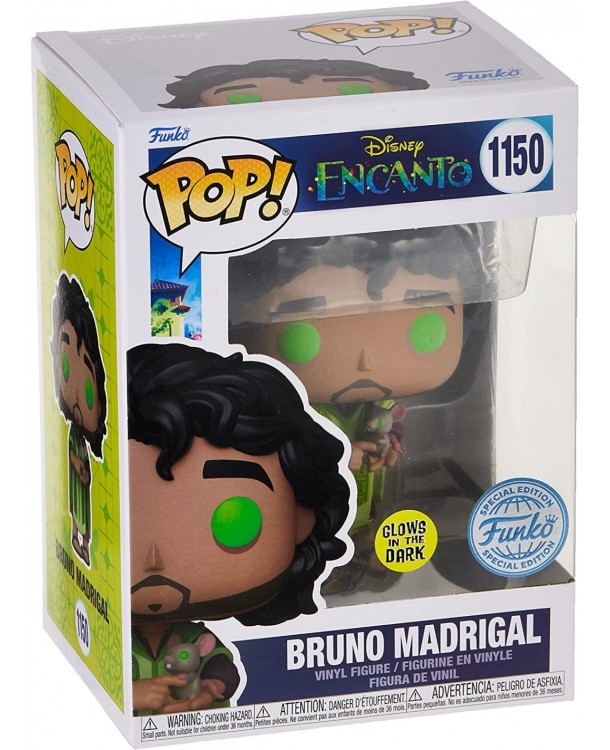 Figura Funko POP! Bruno Madrigal Glow in the Dark- Encanto