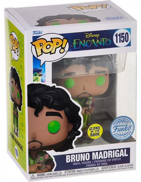 Figura Funko POP! Bruno Madrigal Glow in the Dark- Encanto