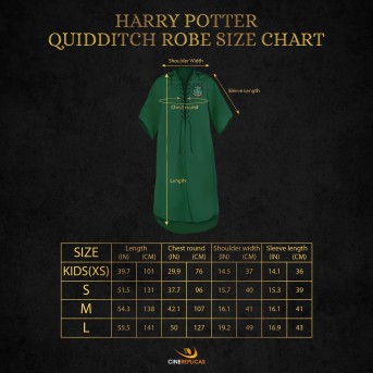 Túnica Quidditch Slytherin Personalizable