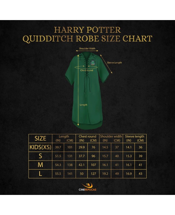 Túnica Quidditch Slytherin Personalizable