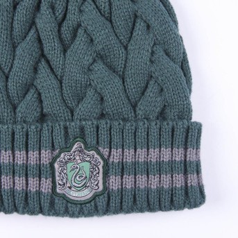 Gorro Tricot Pompom Winter Slytherin - Harry Potter