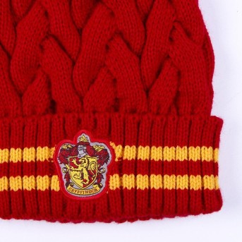 Gorro Tricot Pompom Winter Gryffindor - Harry Potter